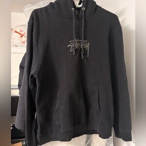 Vintage Stussy Classic Black Hoodie
